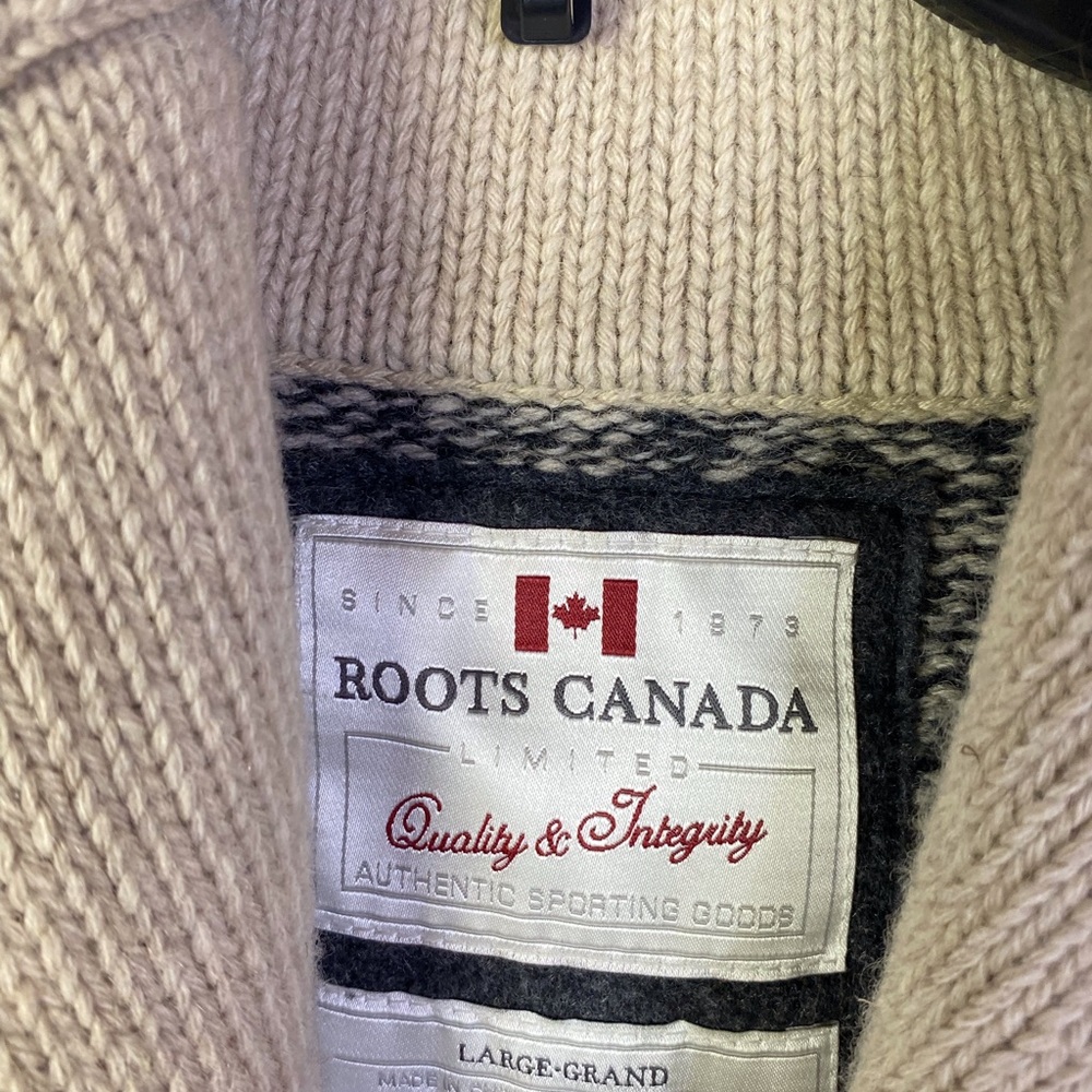 Wool sweater. Very warm and thick.